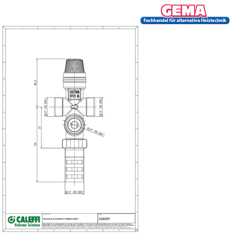 doppelte thermische Ablaufsicherung 3/4".