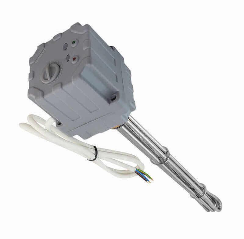 Elektroheizstab mit Regler und Thermostat 3 kW 💧🔧 für Trinkwasser- und Pufferspeicher, mit Temperatureinstellung 30°C-75°C.