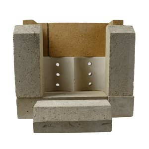 MPM DS Wood 10kW Schamottsteine komplett 🔥, robuster Schamottematerial für Ofenbau und hohe Temperaturen.