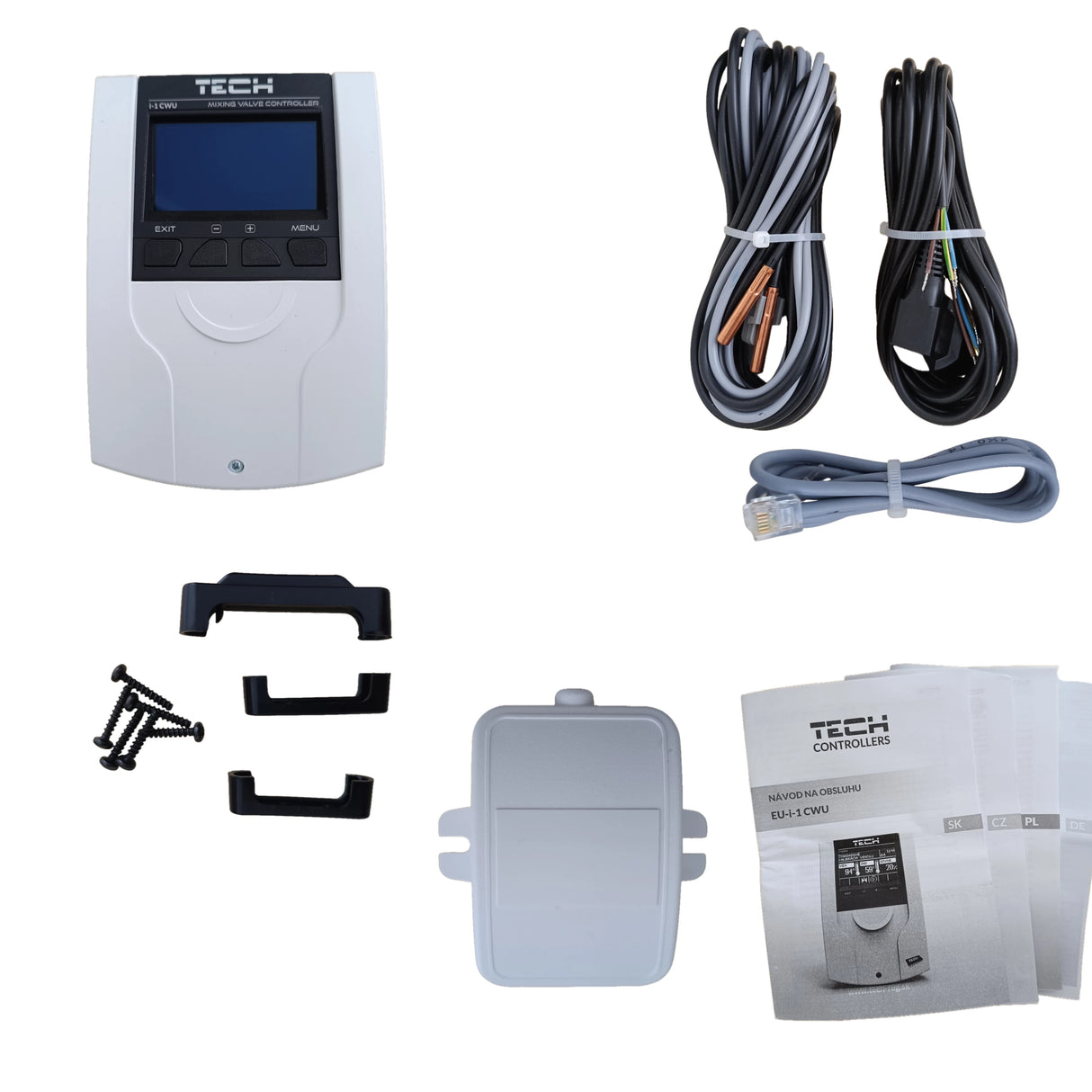 Vremensko voden regulator ogrevalnega kroga TECH i-1 CWU – mešalni ventil + črpalka za toplo vodo