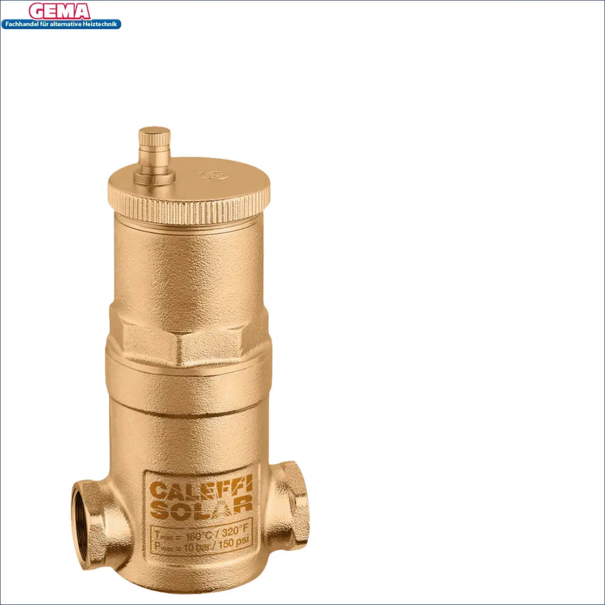 Brass automatic air vent für Caleffi Discal Mikroblasenabscheider für Solarthermie bei Boilers