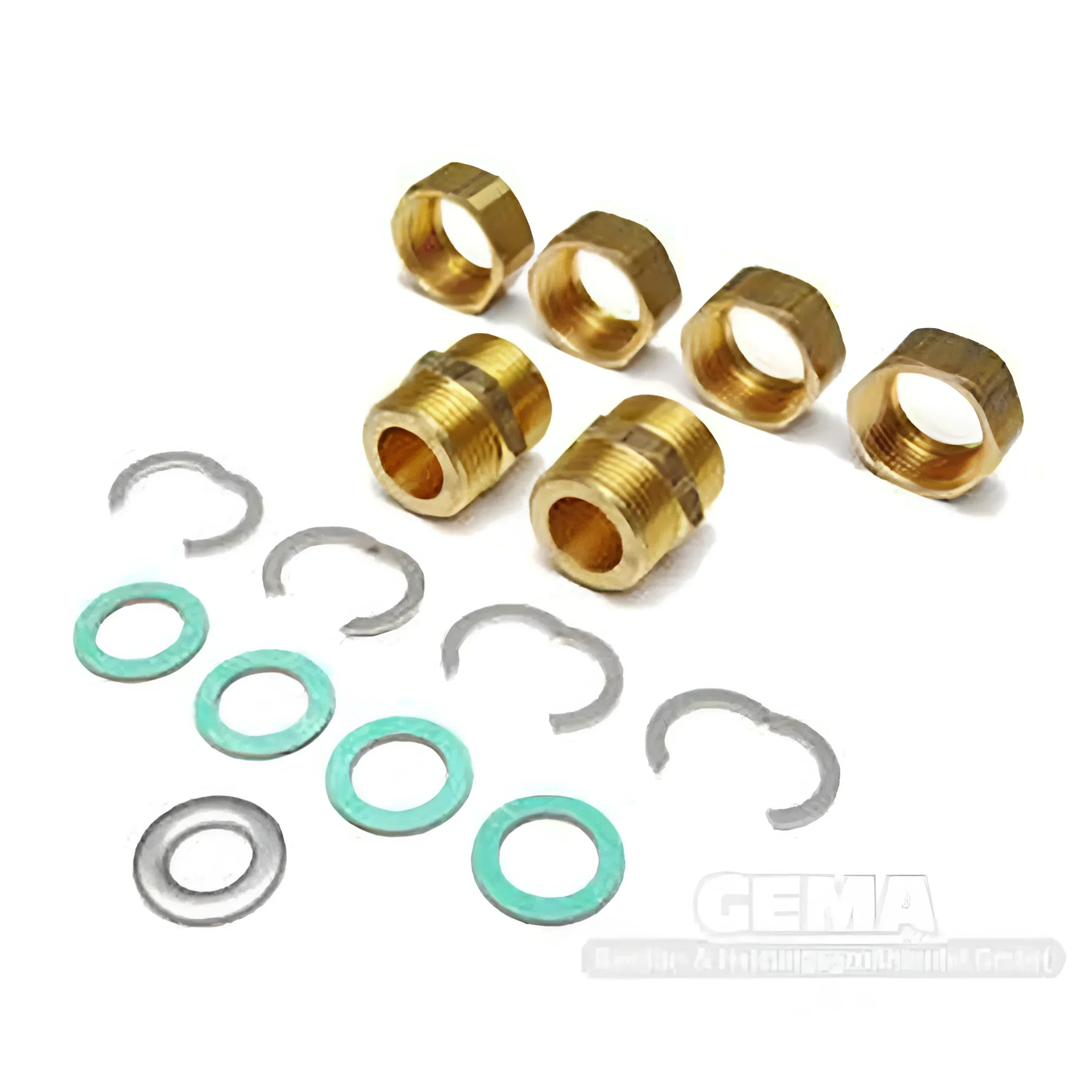 Brass plumbing fittings and washers für DN20 Solarleitung, geeignet für Boiler-Zubehör