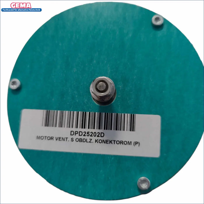 Gebläsemotor DPD25202D für Holzvergaserkessel, effizienter Antrieb für optimale 💨 Luftzufuhr und Leistung.