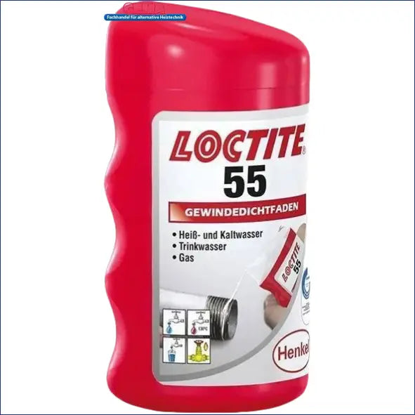 Red Loctite 55 Gewindedichtfaden für Boilers und Boiler-Zubehör, hochwertiges Dichtmittel