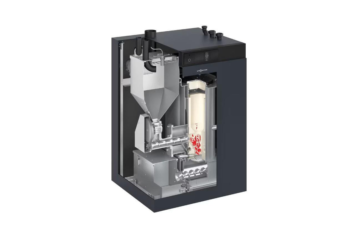 Pelletkessel Viessmann Vitoligno 300 - C Heizkessel vollautomatisch 12KW - GEMA Shop