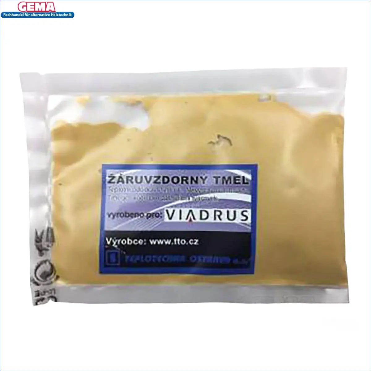 Versiegelte Packung gelbe Paste für Viadrus Kleber für Schamottsteine im Boiler-Zubehör
