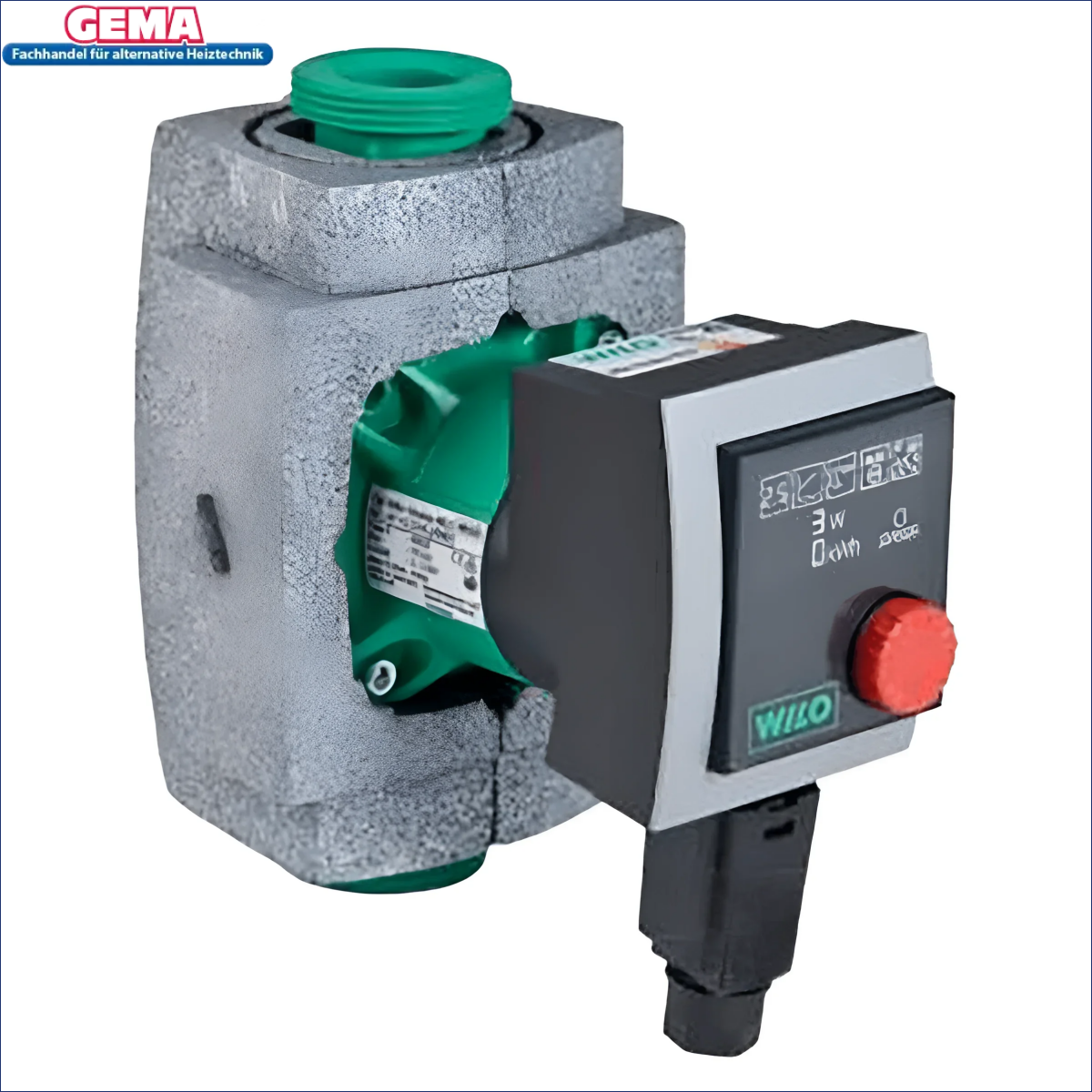 Insulated grüne und graue Wilo Stratos Pico Umwälzpumpe mit X4D Technologie