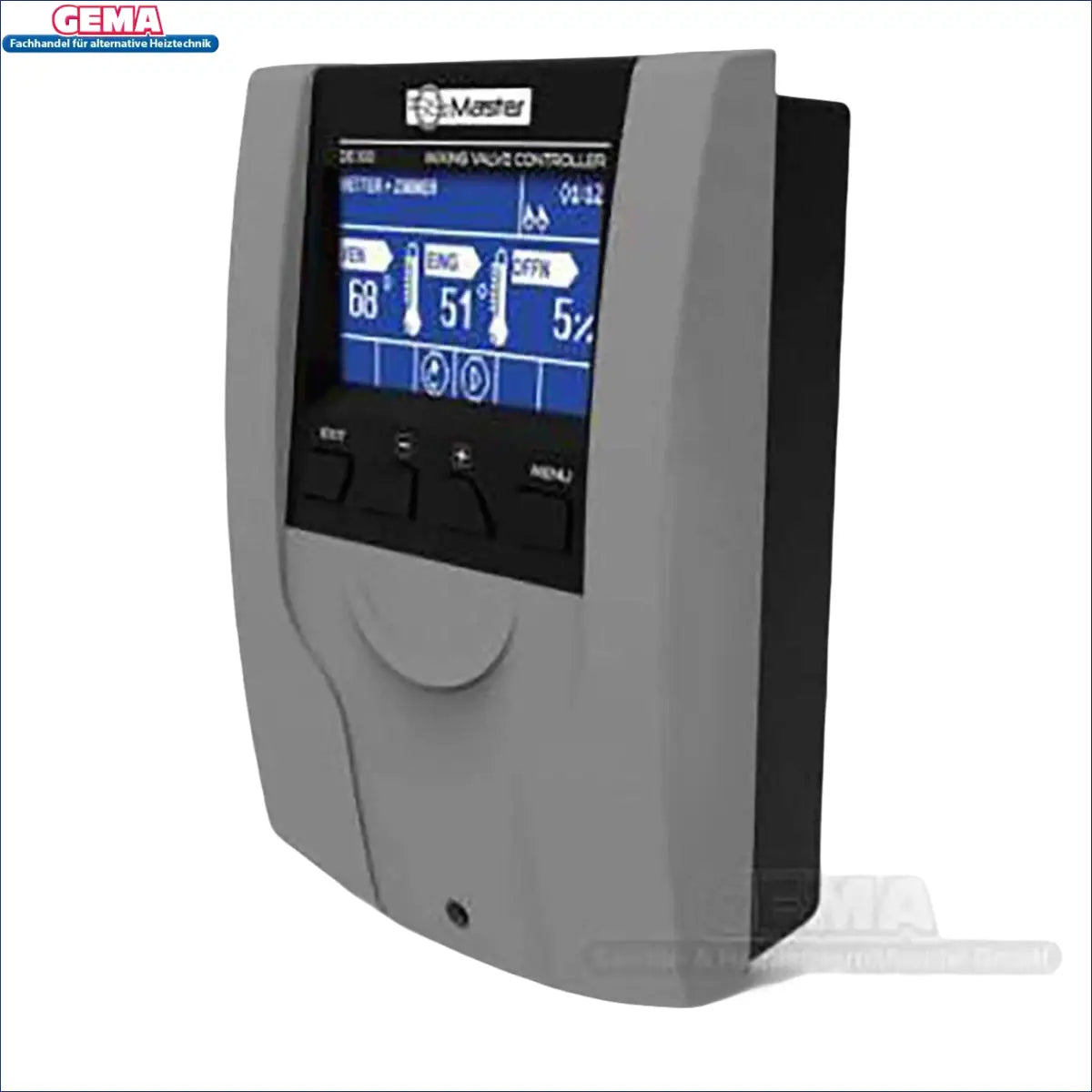 Grauer digitaler Mischventilregler für Witterungsgeführter Heizkreisregler EU-i-1 mit LCD