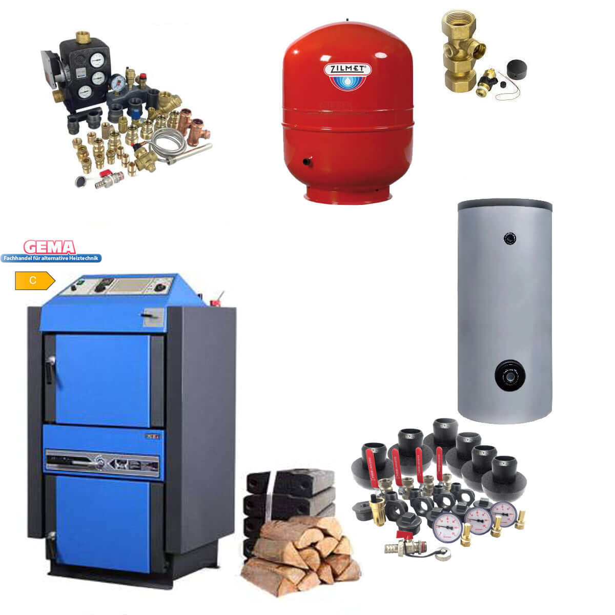 Heizungspakete 🔥 mit Pufferspeicher 🛠️, Zubehör und Materialien für effiziente Heizlösungen 🏠. Angebot anfordern!