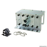 Manuelle Umschalteinheit 3/5-fach für Pellets Saugbahnhof aus Metall.