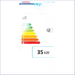 Energieeffizienzlabel für Heizgerät Thermoflux Pelling 35/150 mit Hygienespeicher