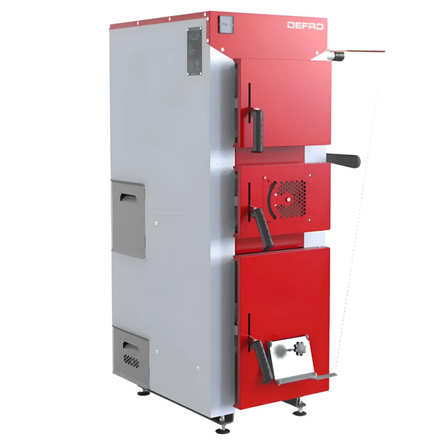 Festbrennstoffkessel Defro DWS 12 kW – Effizientes Heizen mit Holz-Kohle 🔥.