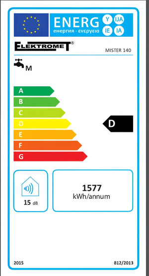 Energieeffizienzlabel für Elektrohängespeicher und Brauchwasserspeicher Elektrospeicher