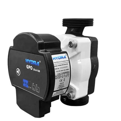Hydra GPO 25-6-130 Solarpumpe 🛠️ energiesparende Pumpe für Wasser- und Glykollösungen mit hohem Wirkungsgrad.