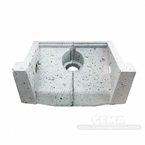 Viadrus U22 Schamottstein unten.