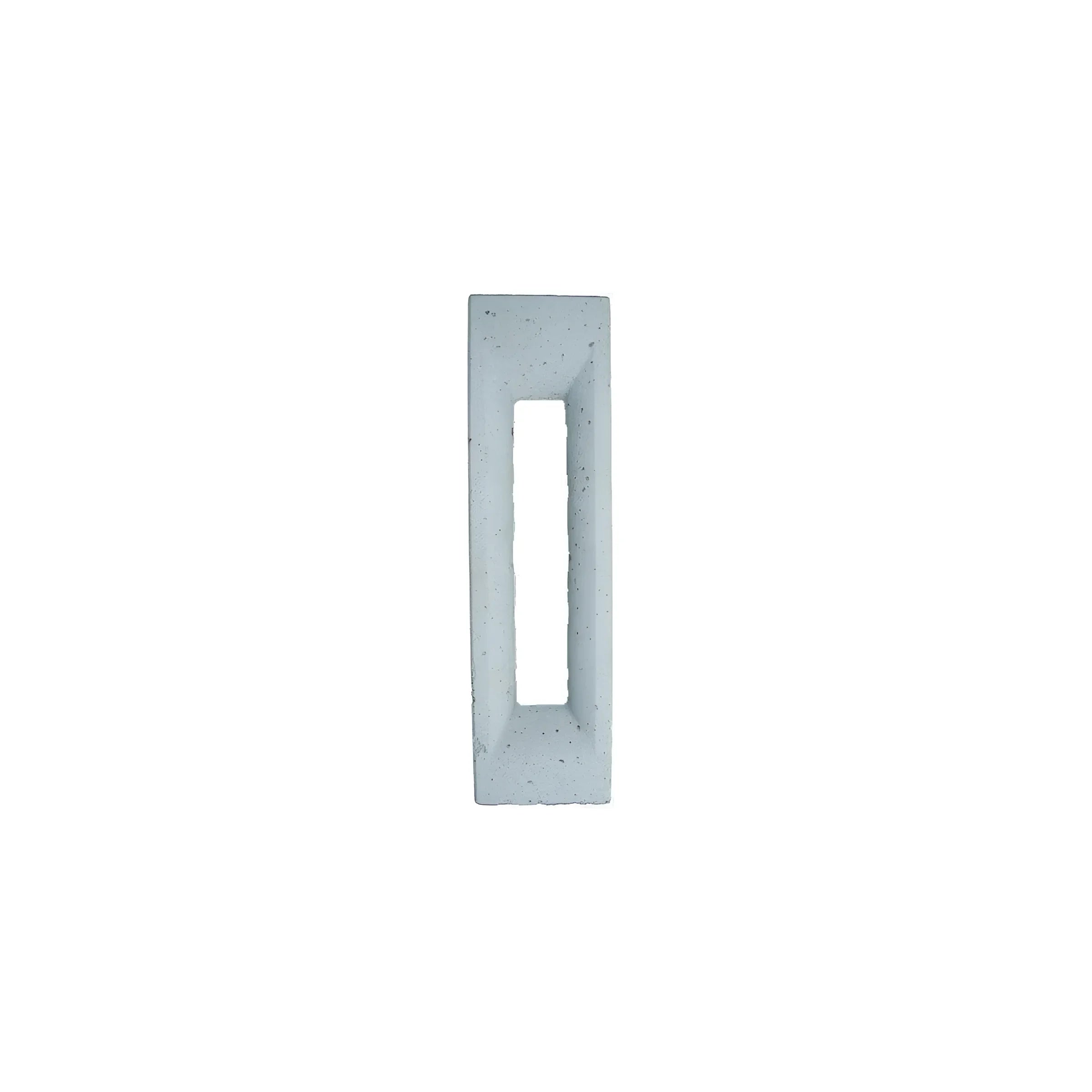 Original Defro Sekundärstein für Boiler-Zubehör mit rechteckigem Betonblock und Zentralöffnung