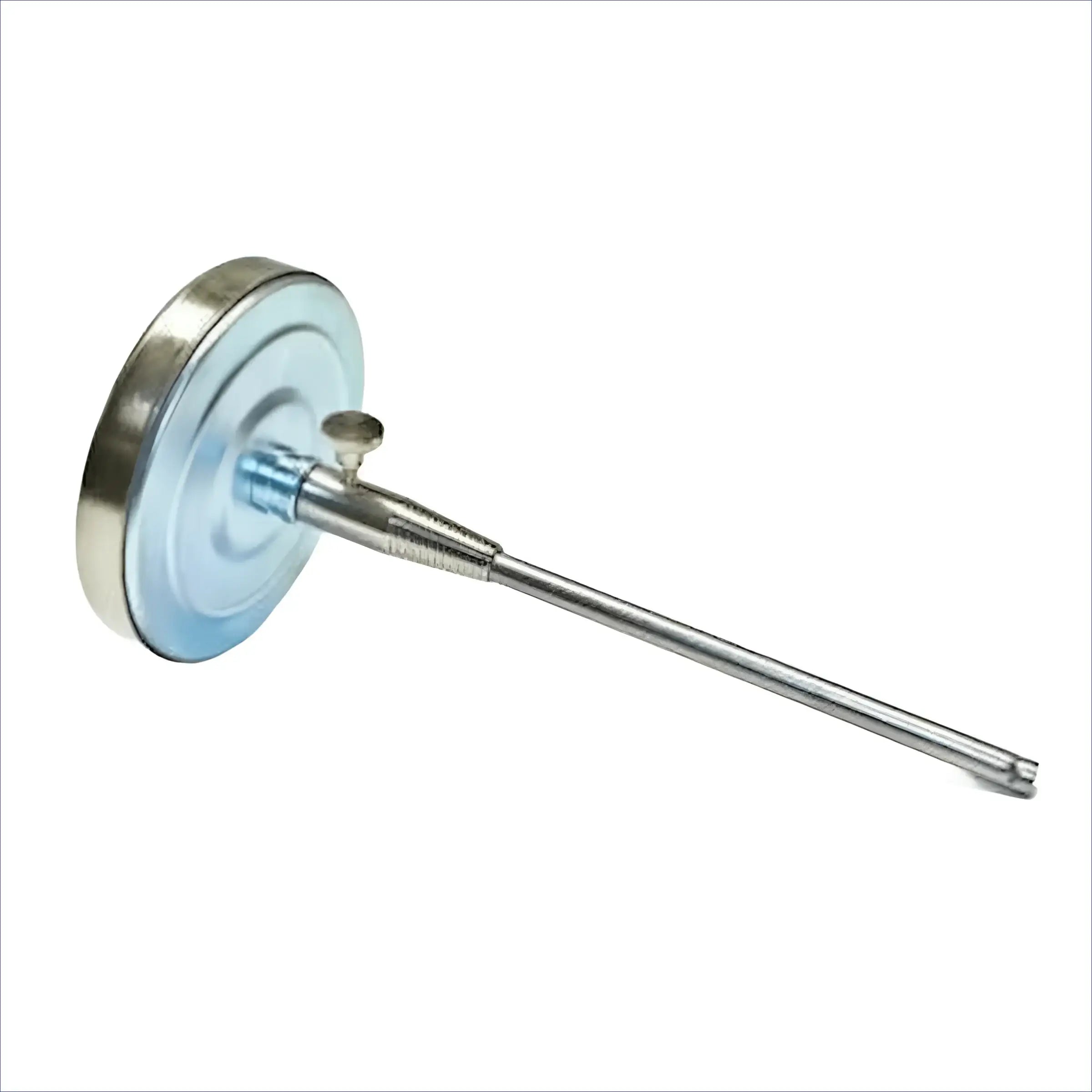 Metallischer Rauchgasthermometer mit kreisförmigem Zifferblatt von Afriso für Abgastemperatur