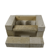 MPM DS Wood 18kW Schamottsteine komplett.