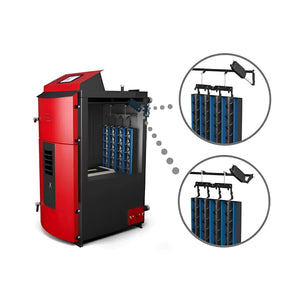 Angesagter Attack SLX Kombi20 Pelletkessel 🔥 mit Hygienespeicher und Wärmetauscher für effiziente Wärme.