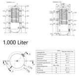 Hygiene memory without solar register with a insulation