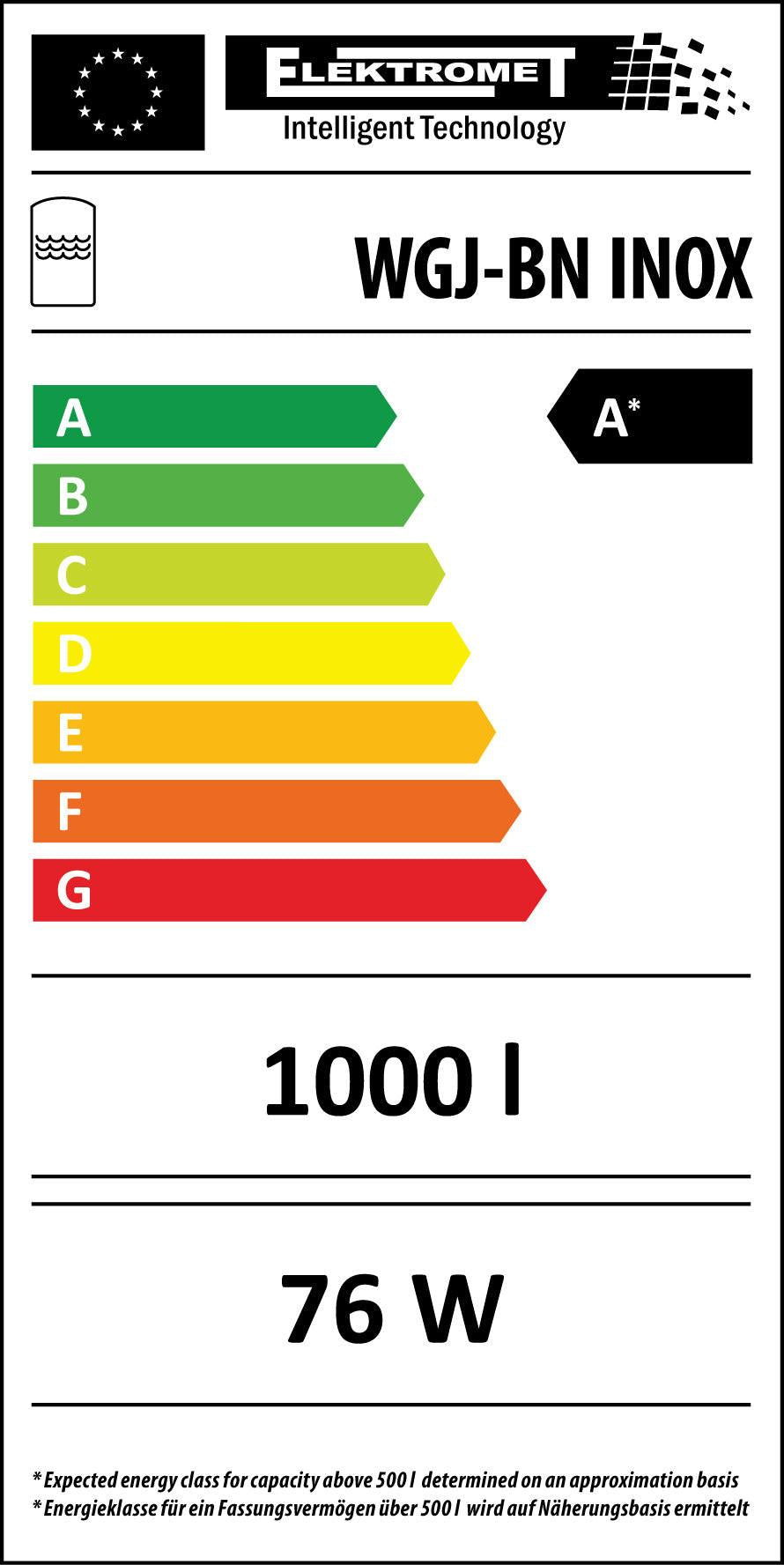 Hygiene memory without solar register with a insulation