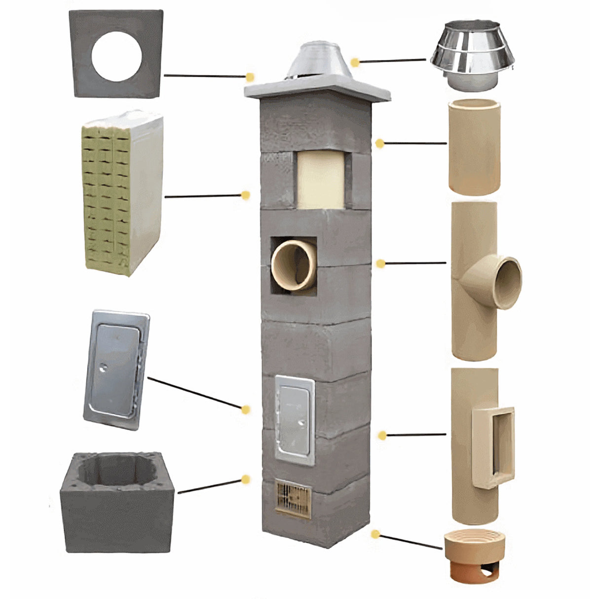 Niko Schornstein DN160 massive