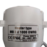 Thermoplongeur 3 kW/400 V – thermoplongeur électrique pour réservoirs d'eau potable et d'eau sanitaire