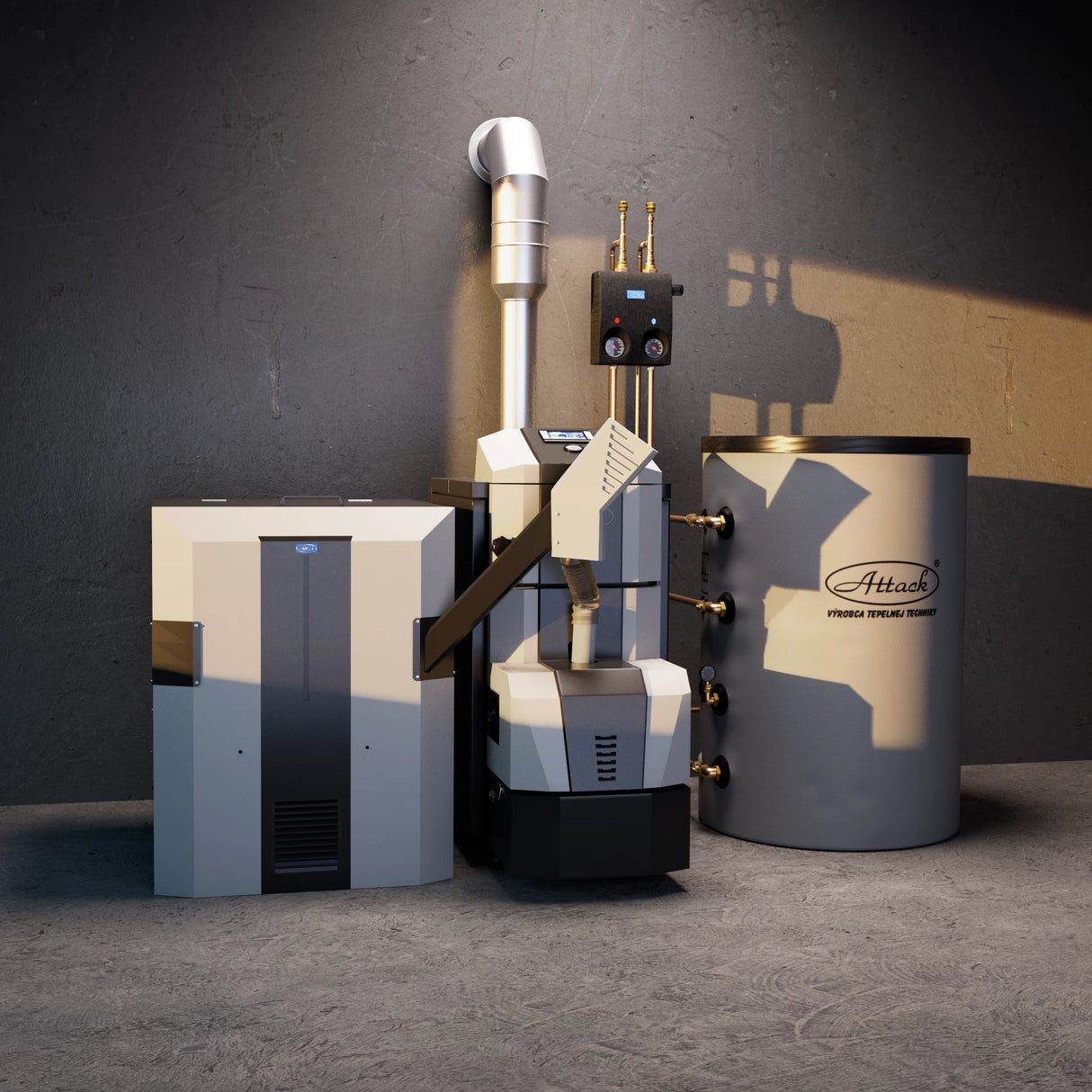 Pellet kazán Attack Pellet 30 Automatic Plus – robusztus, tartós és hatékony