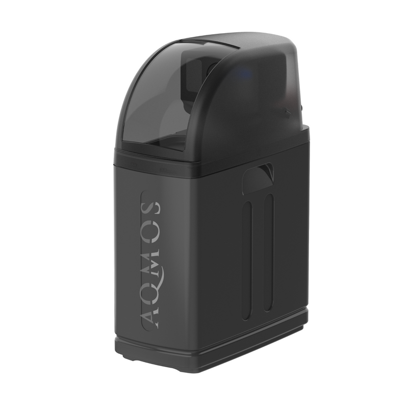 Zestaw zmiękczacza wody Aqmos R2D2-32 BLACK EDITION z filtrem wstępnym, zestawem przyłączeniowym i blokiem montażowym