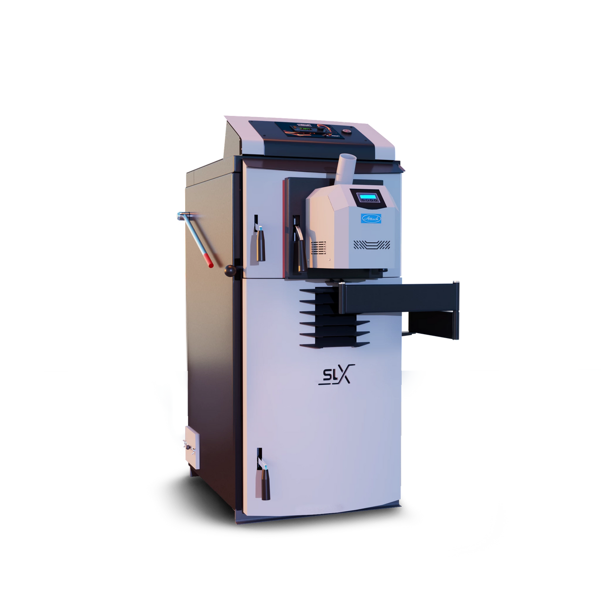 Kocioł wielofunkcyjny Attack SLX 35 kW - drewno i pellet - wydajny & Wszechstronny