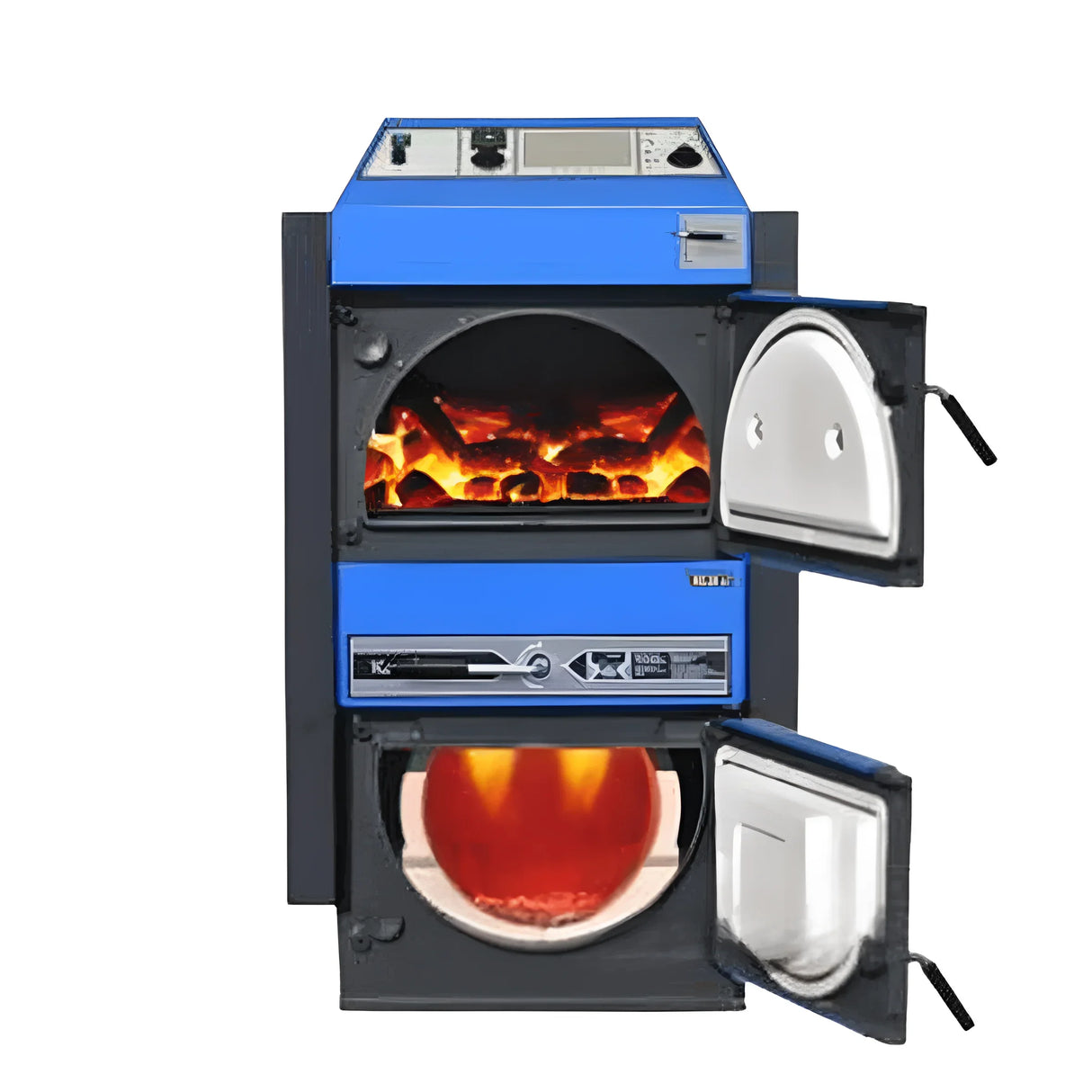 Kohlekessel Atmos KC25S – Effizient heizen mit Kohle und Holz 🔥.