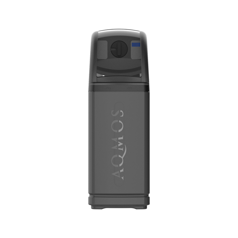 Zestaw zmiękczacza wody AQMOS R2D2-72 Black Edition z filtrem wstecznym, zestawem przyłączeniowym i blokiem montażowym