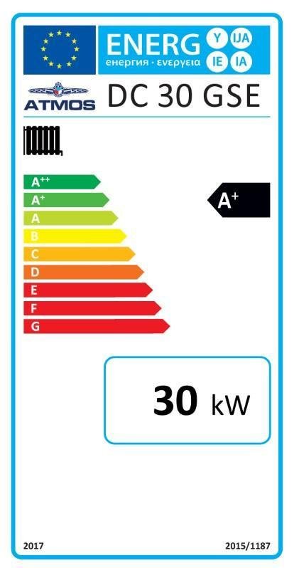 Atmos Holzvergaser GSE 30 kW – förderfähig – Touch - Regelung 🌲 Effizient - GEMA Shop