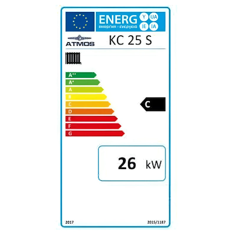 ATMOS KC 25 S ogļu gāzifikators 26 kW – cietā kurināmā katls brūnoglēm - GEMA veikals