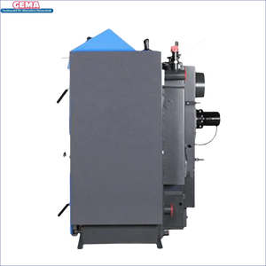 Graue und blaue solid fuel boiler Atmos KC25S Kohlekessel für Brennstoff Kohle
