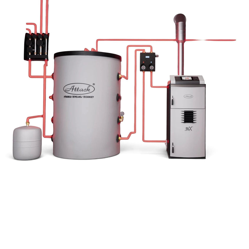 Kocioł zgazowujący drewno ATTACK SLX 45 PROFI 45 kW