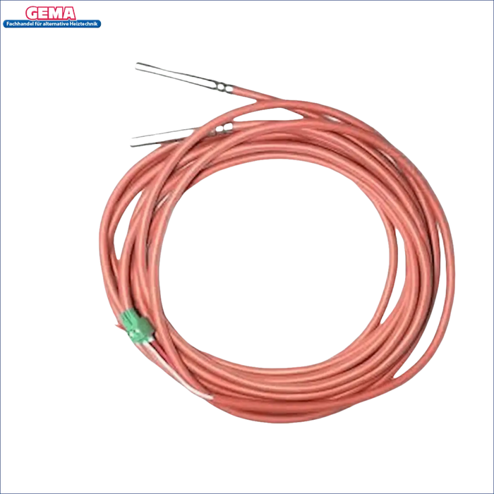 Coil Orange Kabel mit Metallsonden und grünen Anschlüssen für Attack Speicherfühler-Set