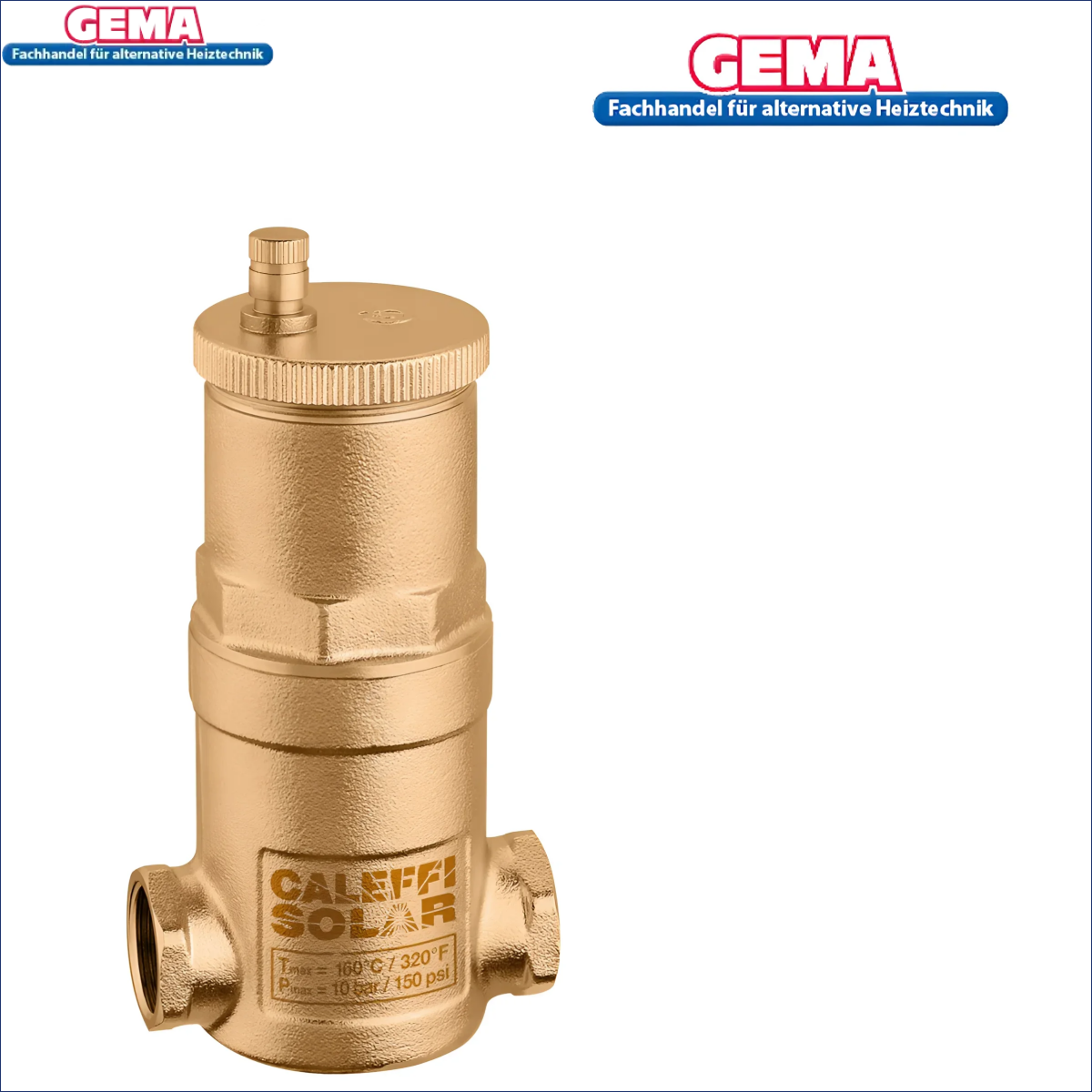 Brass automatic air vent für Caleffi Discal Mikroblasenabscheider für Solarthermie bei Boilers