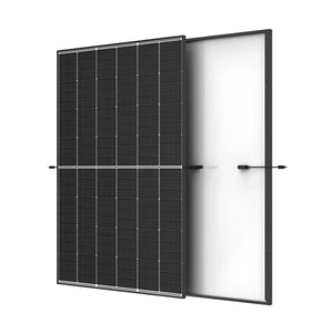 Solarpanel mit bifacial Design für 8 kWp PV-Anlage, hybrid Wechselrichter, Huawei Sun2000-8KTL-M1