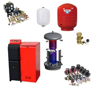 Heizsystemkomponenten Thermoflux Pelling 25/230 mit Hygienespeicher und Liter Anschluss Paket
