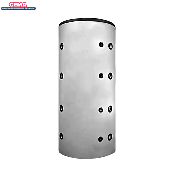 Cylindrischer Wasserlagertank mit mehreren Anschlüssen für Thermoflux Pelling 25/135