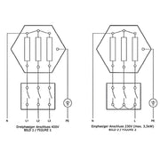 Elektro sildstienis sildkasetne 2,5 kW AG 1 ½“ piemērots PV - GEMA Shop