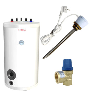 100-Liter Warmwasserspeicher mit Elektromet Heizstab 💧⚡ für zuverlässige Warmwasser🏠 - ideal für Haushalt und Gewerbe.