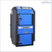 Blauer und grauer Holzvergaser Atmos GSE 40 kW Heizkessel für effiziente Wärmeproduktion