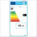 Energieeffizienzlabel für den Holzvergaserkessel Attack SLX Profi in Rot und Schwarz