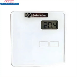 Weißer elektronischer Raumtemperaturregler Master Thermostat für angenehmes Raumklima
