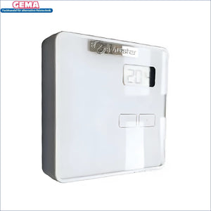 Weiße digitale Raumthermostat für angenehmes Raumklima, Master Thermostat, elektronischer raumtemperaturregler