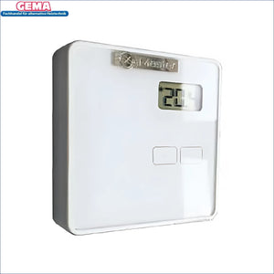 Weißer elektronischer Raumtemperaturregler Master Thermostat für angenehmes Raumklima