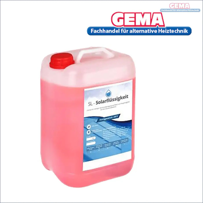 Pinkes Solarklarflaschen-Container für Pelletheizung Komplettpaket mit Thermoflux Pelling ECO 25