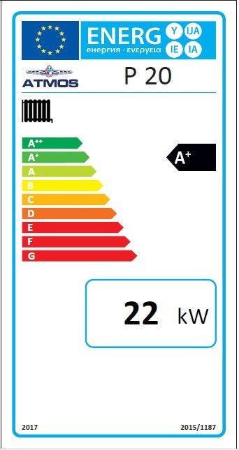 Pelletkessel ATMOS P20 mit Holznotbetrieb - GEMA Shop